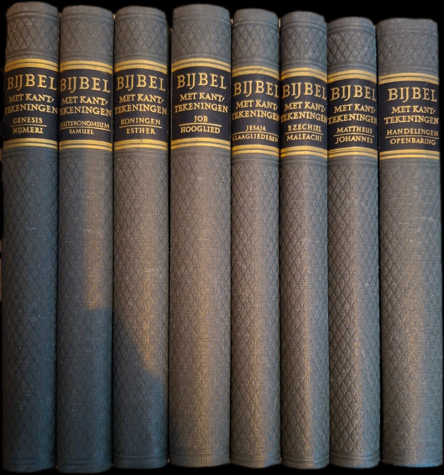 Bijbel met kanttekeningen - Complete set (8 delen), Ophalen of Verzenden, Gelezen, Nederlands Bijbelgenootschap, Christendom | Katholiek