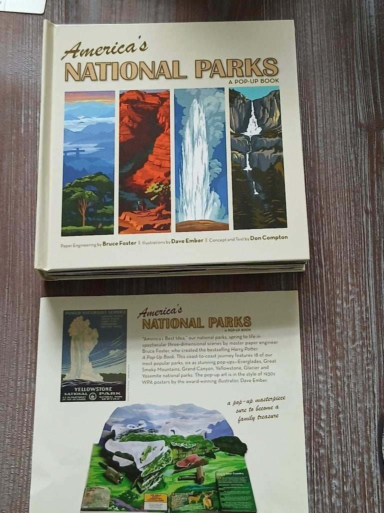 Prachtig Pop-up Boek America,s National Parks, Ophalen of Verzenden, Zo goed als nieuw