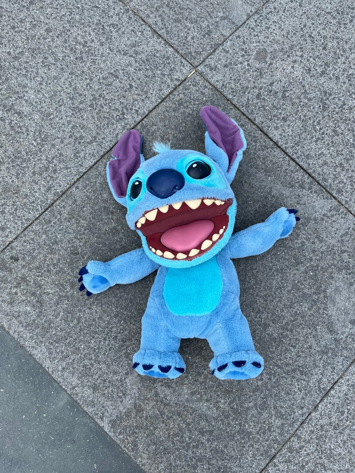 Disney Stitch knuffel - Zo goed als nieuw, Ophalen, Disney, Overige typen, Blauw
