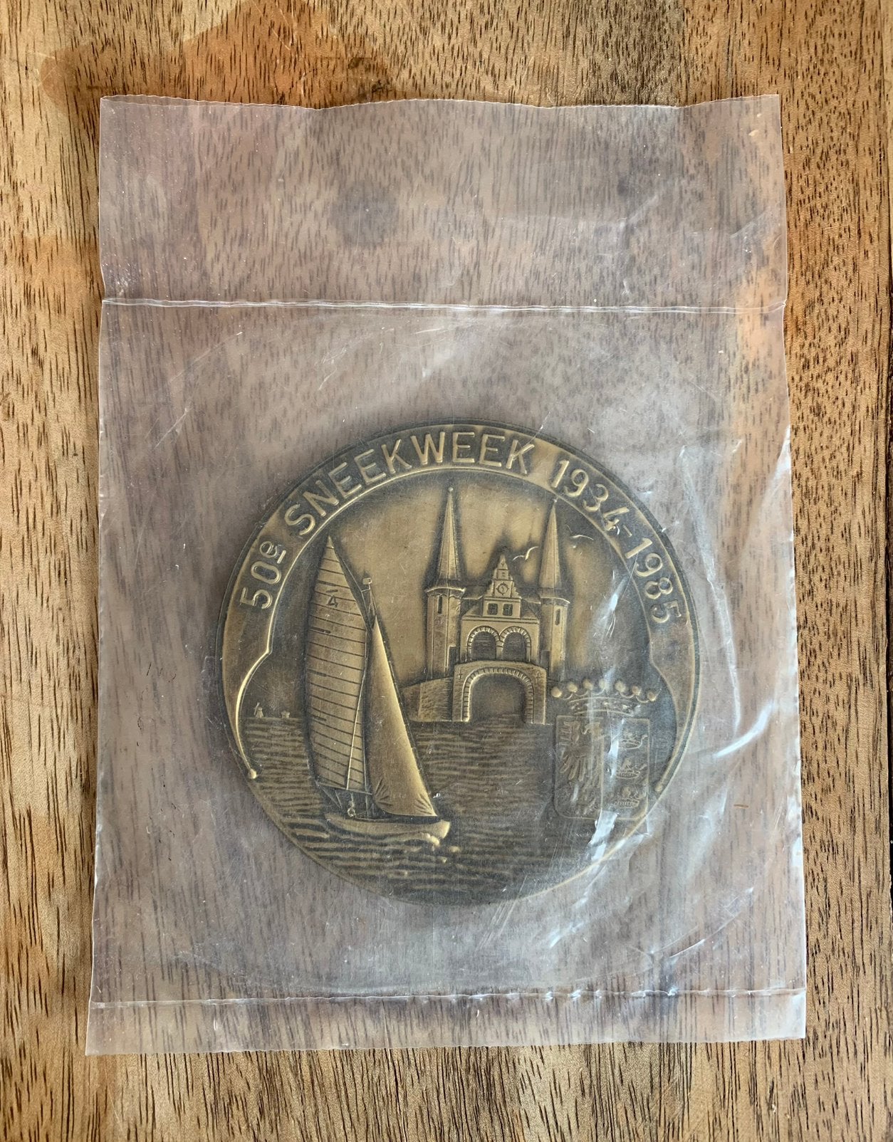 50e SneekWeek 1934-1985 Medaille/Penning, Verzamelen, Ophalen of Verzenden