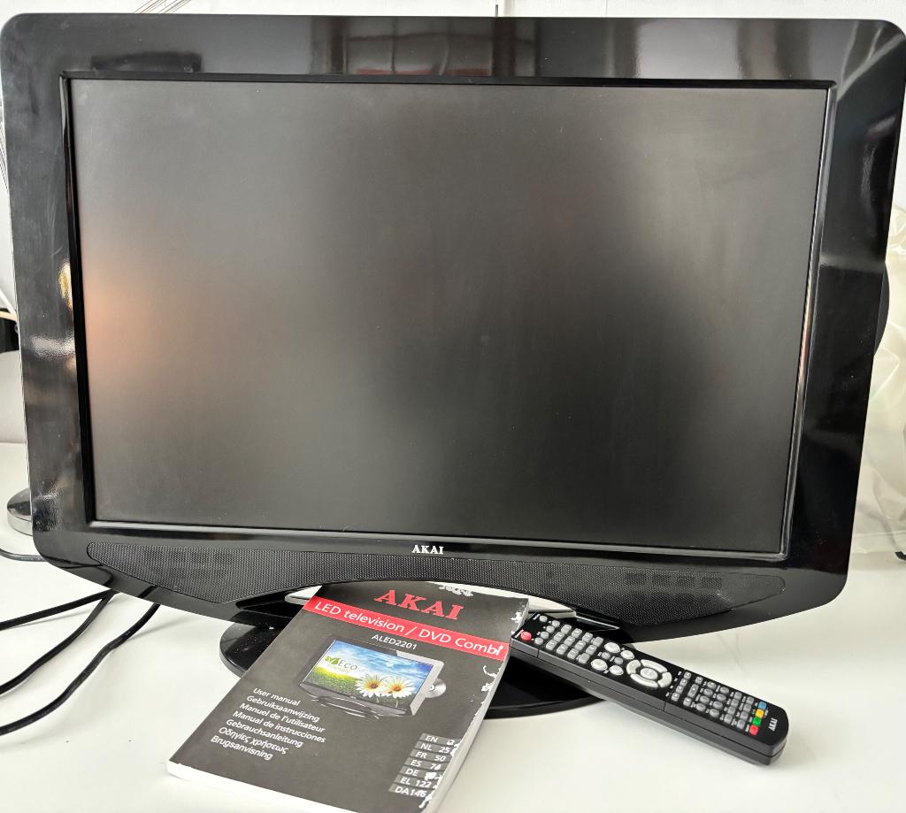Akai 22 inch led tv/ dvd combi, Audio, Tv en Foto, Televisies, Overige merken, LED, 50 Hz, HD Ready (720p)