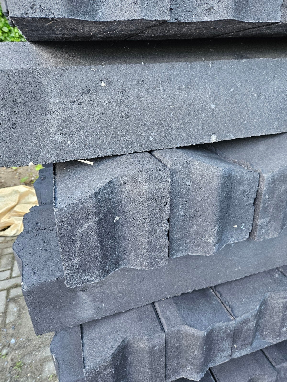Betonbanden 5x20x20 antraciet, Tuin en Terras, Tegels en Klinkers, Ophalen, Overige typen, Nieuw, Minder dan 5 m²