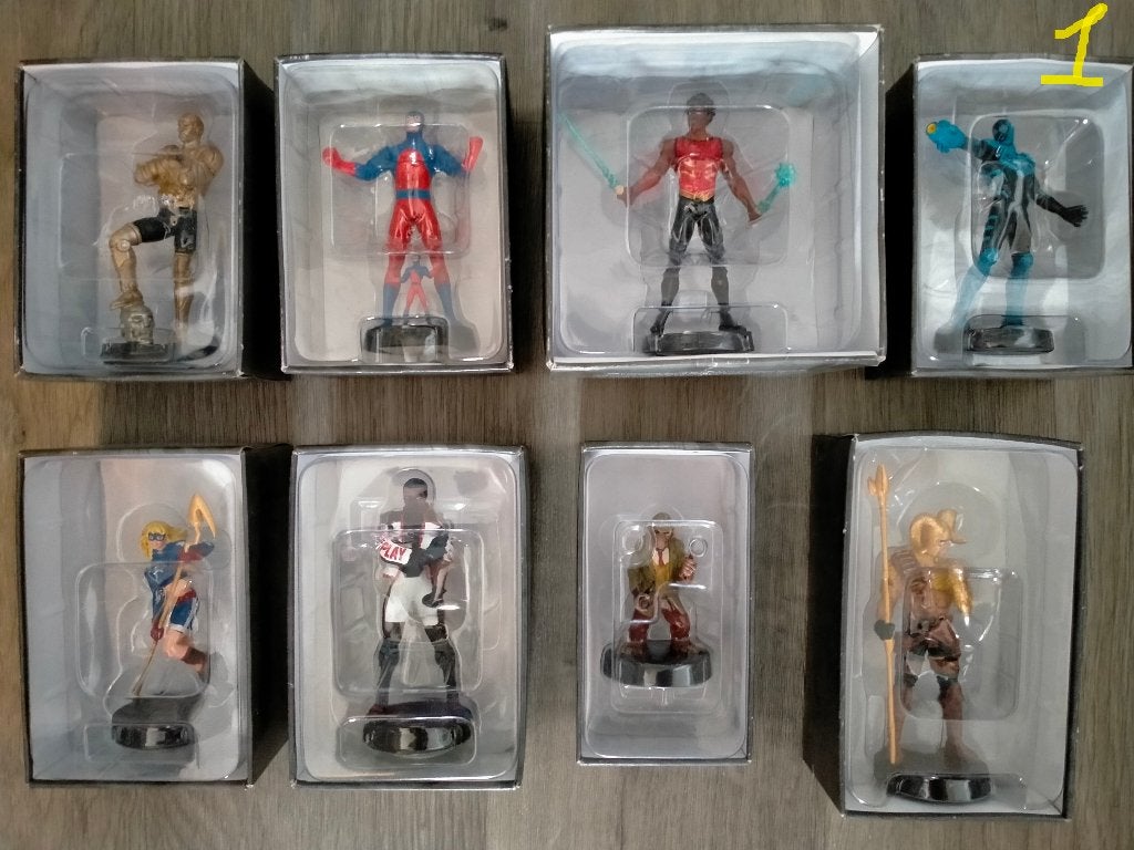 Eaglemoss DC Comics Marvel superhelden Hush Atom beeldjes, Verzenden, Overige figuren, Zo goed als nieuw, Beeldje of Figuurtje