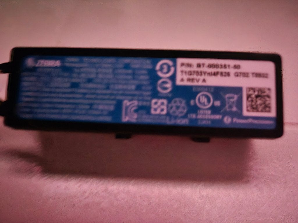 Zebra batterij, Ophalen, Nieuw, Oplaadbaar