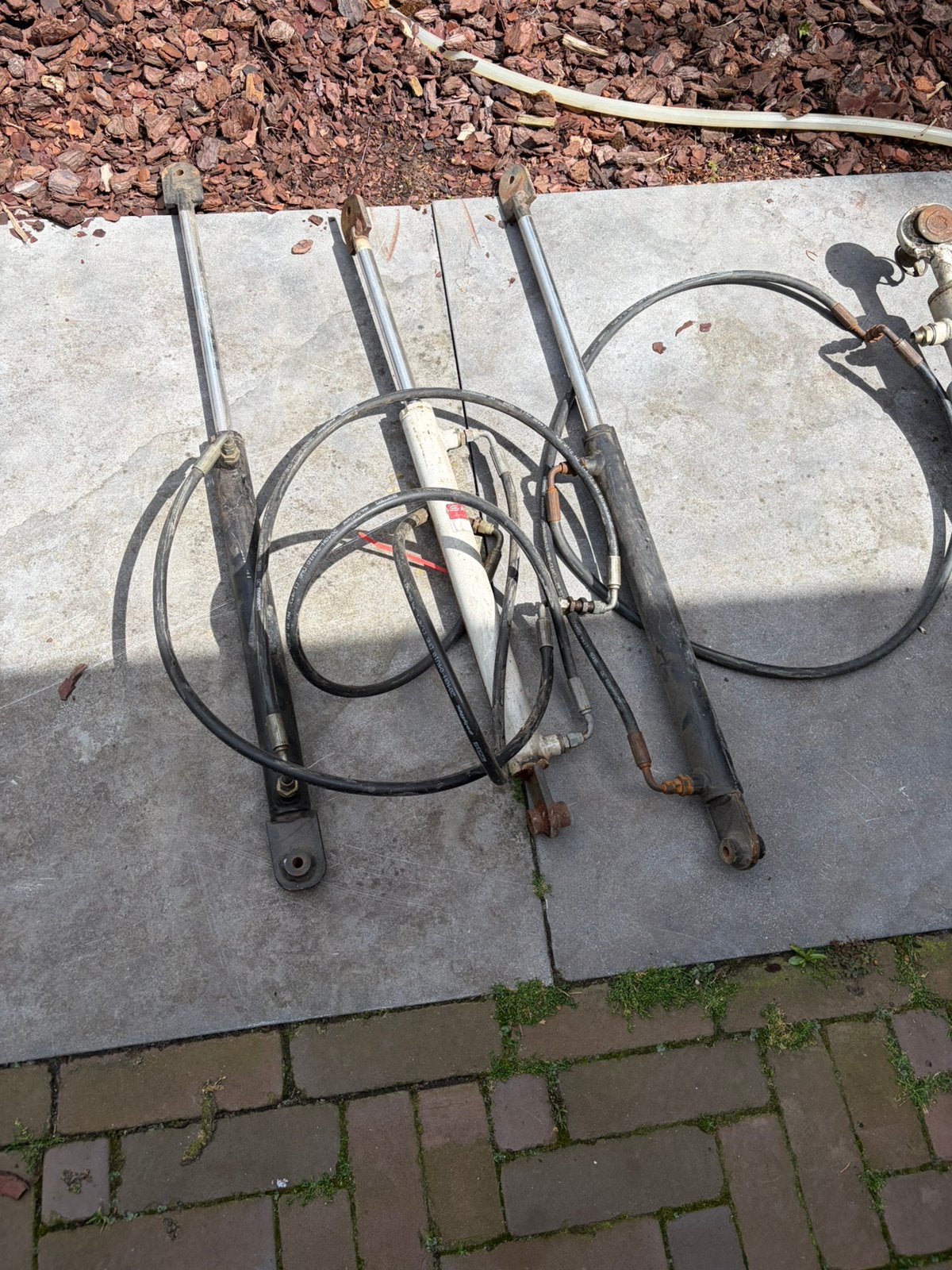 Hydrauliek cilinders zie omschrijving, Ophalen, Zo goed als nieuw, Dompelpomp
