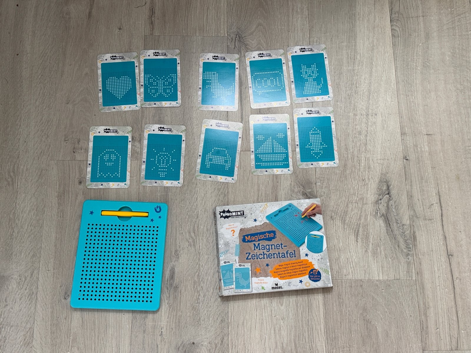 Magnetisch Tekenbord met Sjablonen - Magische Tekentafel, Ophalen of Verzenden, Zo goed als nieuw, Knutselen