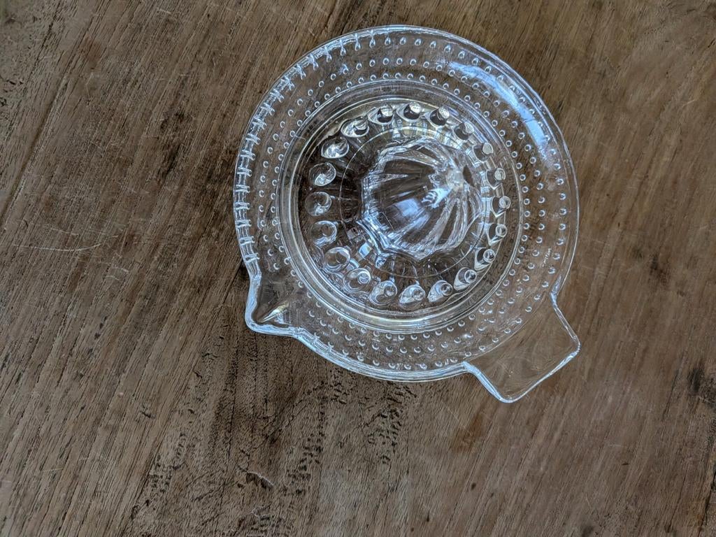 Vintage Glazen Citruspers - ARC France, Antiek en Kunst, Ophalen of Verzenden