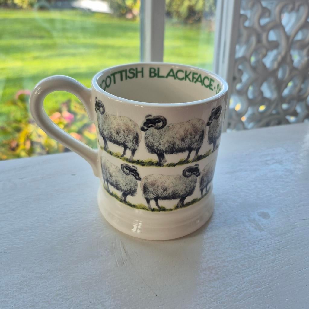 Emma Bridgewater mok 0.5 1/2pt Scottish Blackface schaap nw, Nieuw, Ophalen of Verzenden, Overige stijlen, Kop(pen) en/of Schotel(s)