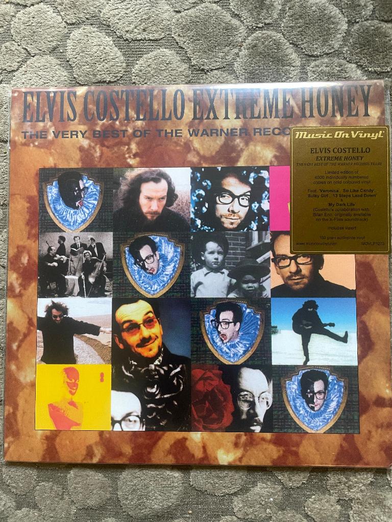 Elvis Costello – Extreme Honey(2LP Best Of) MOV Gold EX, Cd's en Dvd's, Vinyl | Pop, Zo goed als nieuw, Colored vinyl, Dubbel-LP