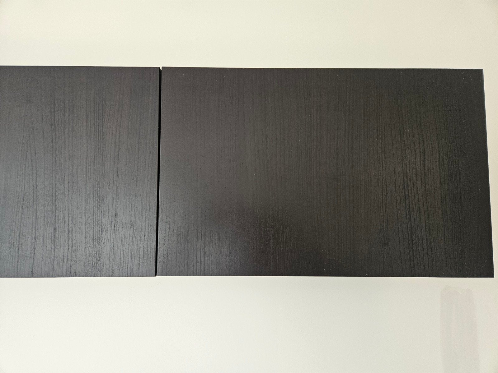 Complete TV-wand / wandmeubel – donkerbruin – opbergruimte, Ophalen, Gebruikt, Overige houtsoorten, 200 cm of meer