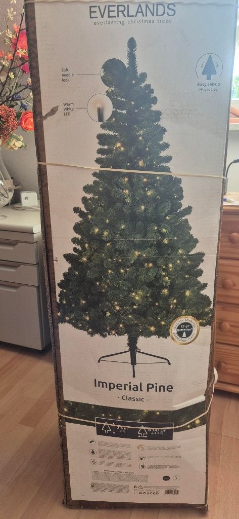 Kerstboom (kunst) met verlichting, Diversen, Ophalen, Zo goed als nieuw