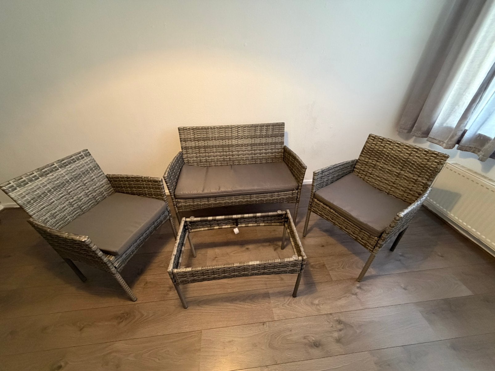 Tuinset, Tuin en Terras, Ophalen of Verzenden, Zo goed als nieuw, Aluminium