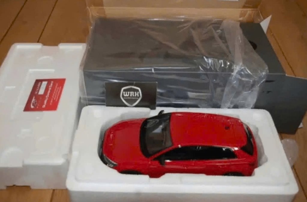 1:18 AUDI RS3 SPORTBACK 2021 rood GT spirit GT378 WRH, Verzenden, Zo goed als nieuw, Auto, Overige merken