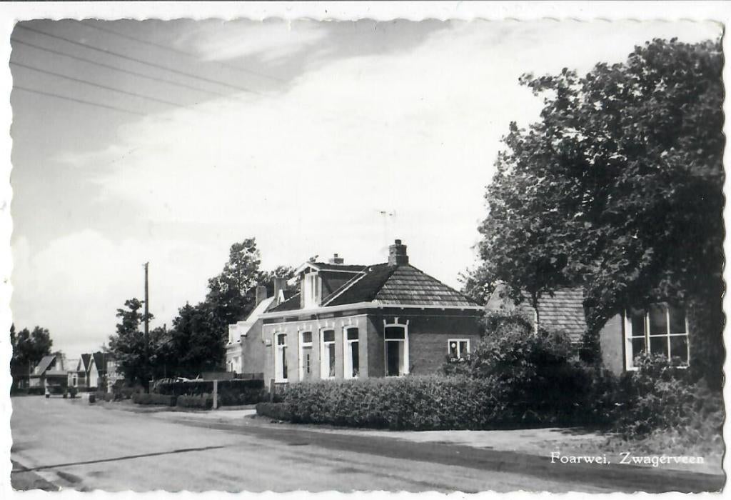 Zwagerveen - Foarwei, Verzenden, 1960 tot 1980, Ongelopen, Friesland