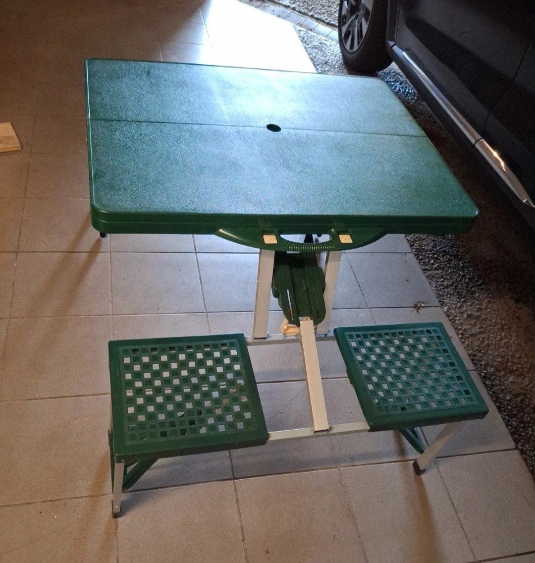 Campingtafel, Ophalen