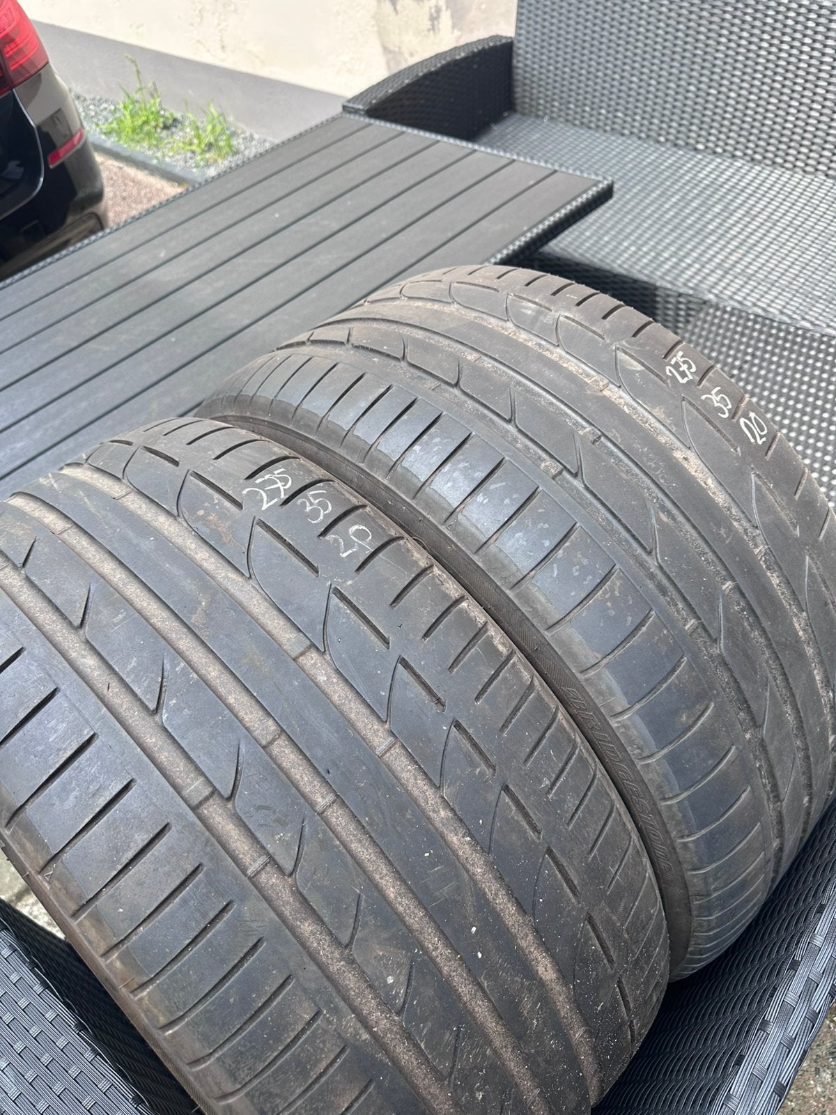 2x Bridgestone potenza s001 275/35/20 102Y RFT, Ophalen