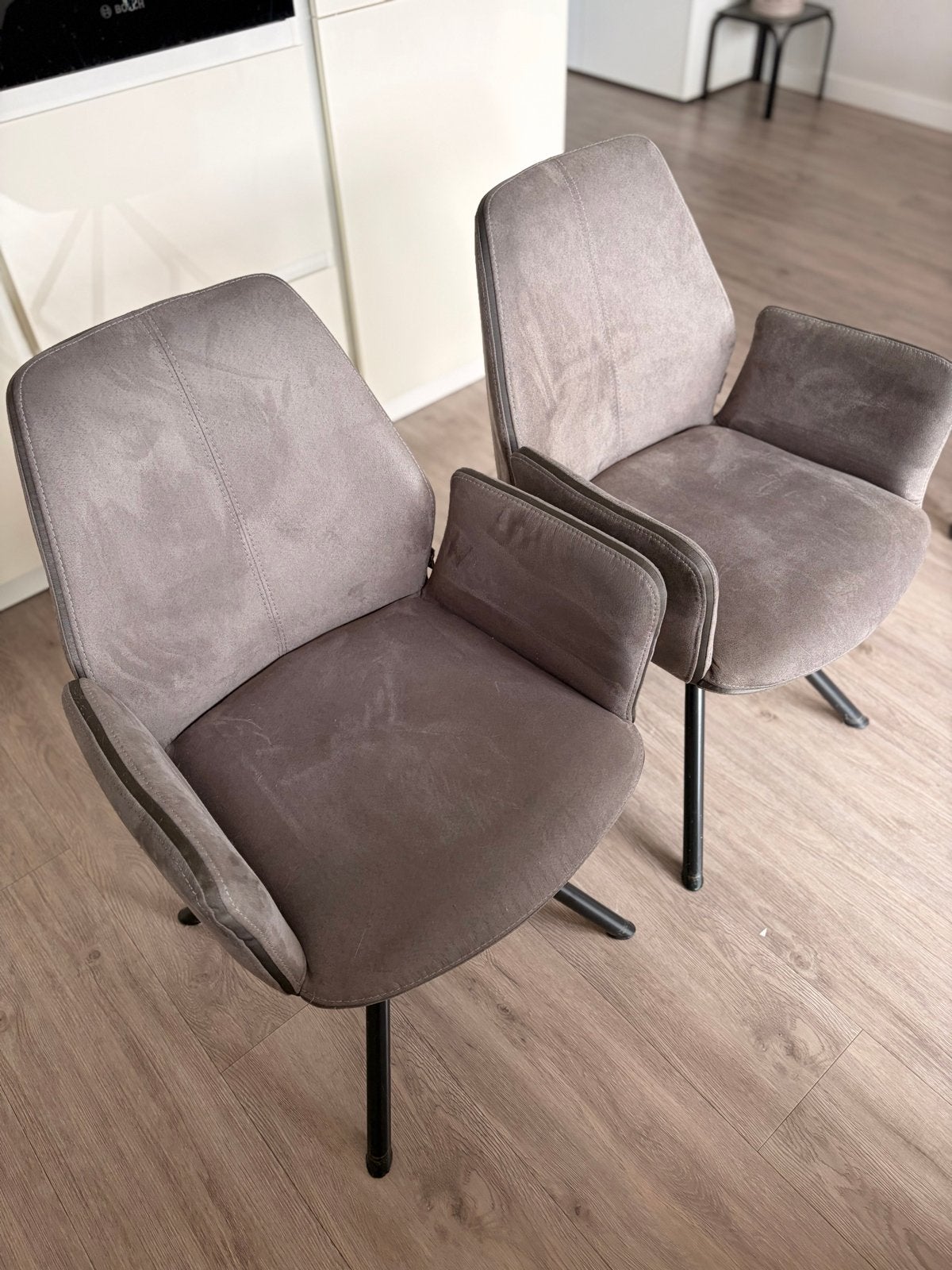 2x Xooon eetkamerstoelen - Gebruikt, nette staat, Ophalen, Gebruikt, Twee, Stof