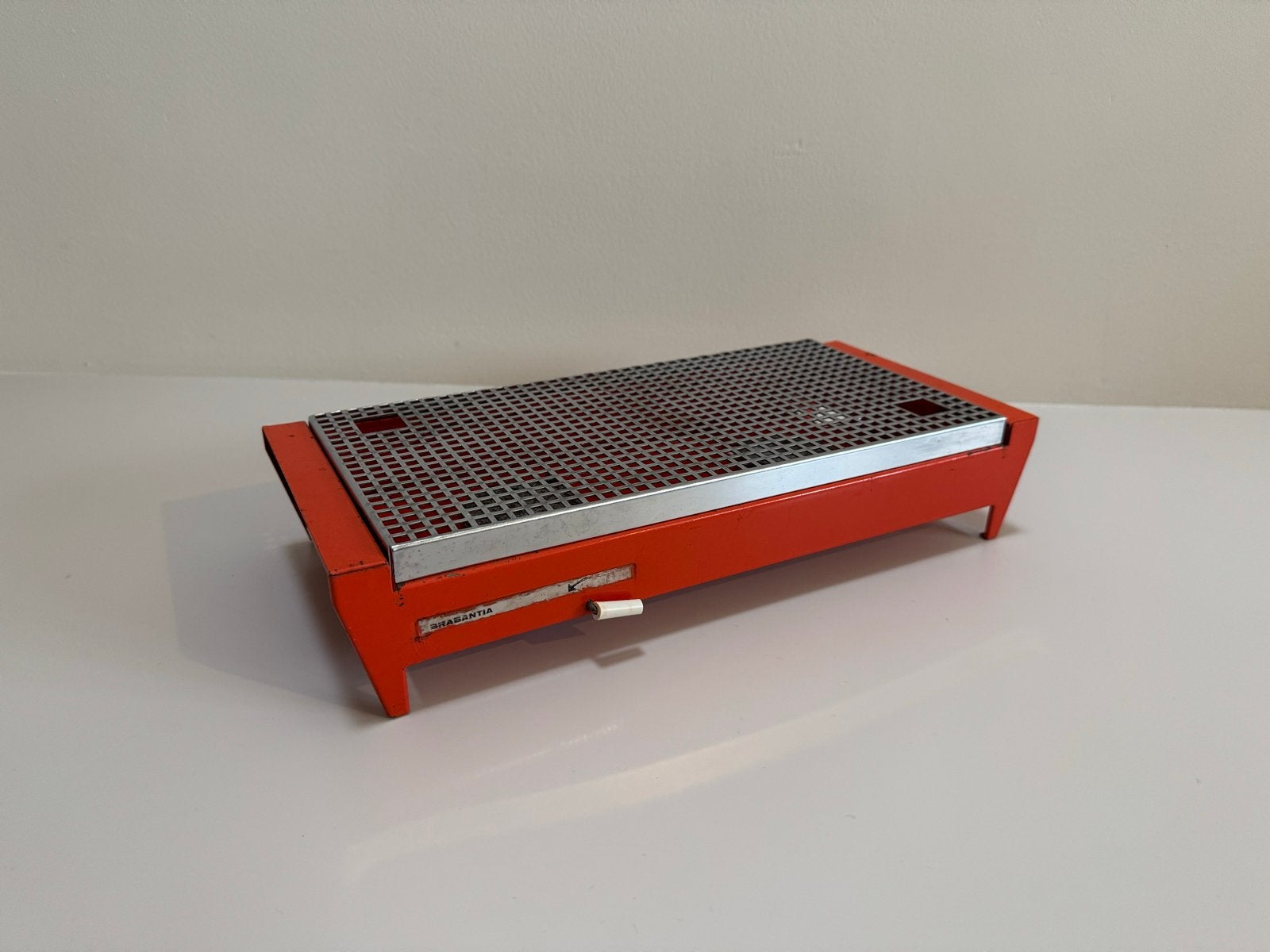 Vintage Brabantia Warmhoudplaat - Mid-Century Oranje, Ophalen of Verzenden