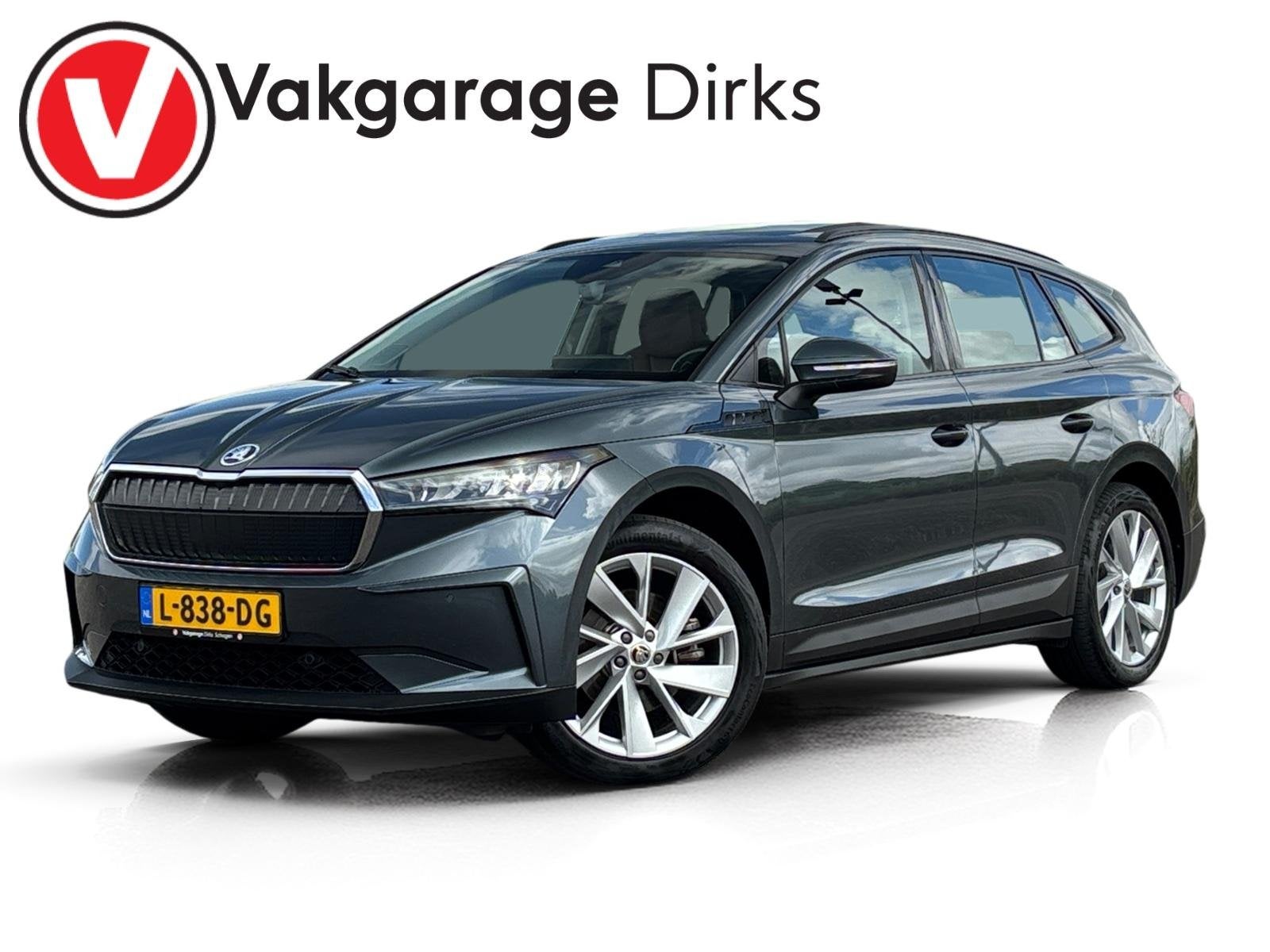 Skoda Enyaq iV  Pano  Leder  ACC, Auto's, Skoda, Automaat, Achterwielaandrijving, Gebruikt, 1865 kg