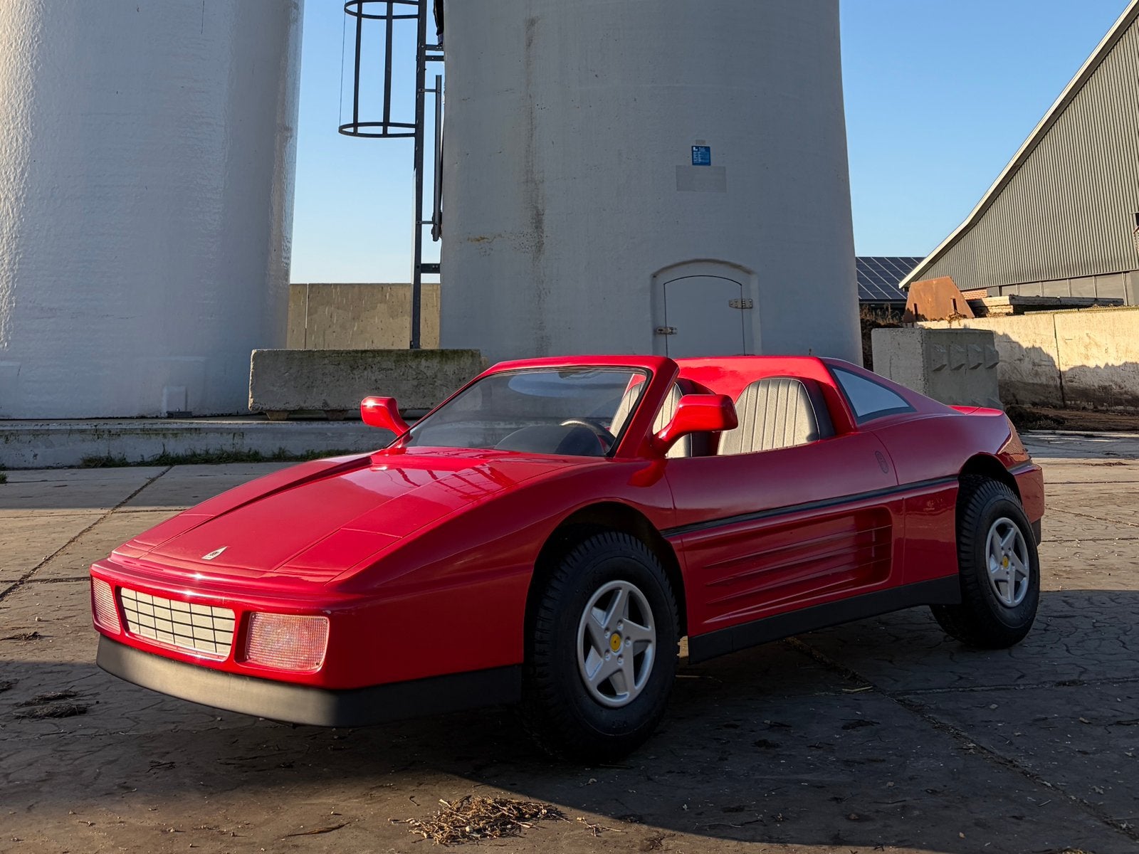 Agostini Ferrari 348 TS Junior Mini Italiaanse Supercar, Ophalen