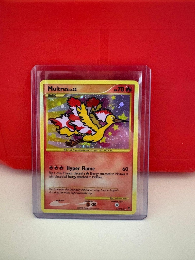 Moltres - 149/147 - Secret Rare Holo - Supreme Victors NM, Ophalen of Verzenden, Zo goed als nieuw, Losse kaart, Foil