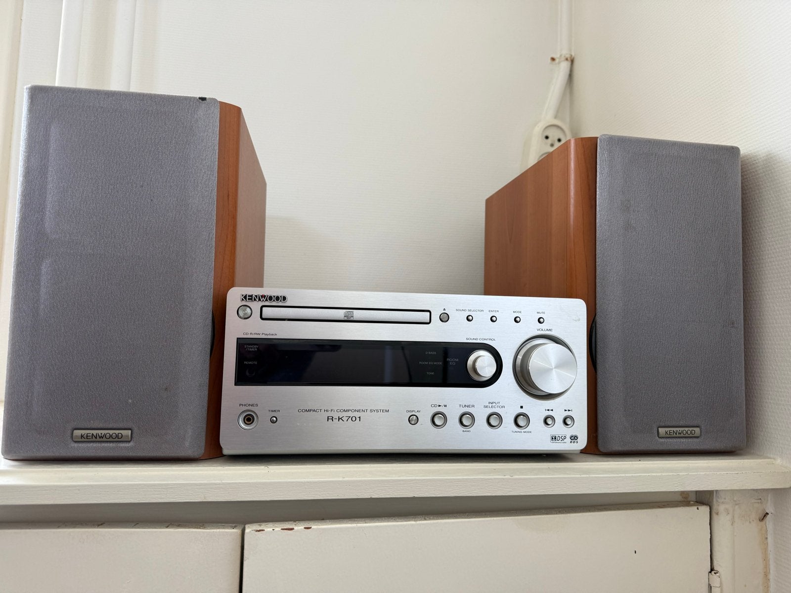 Kenwood R-K701 Compact Hi-Fi Component Systeem met Speakers, Overige merken, Gebruikt, Ophalen of Verzenden, Microset