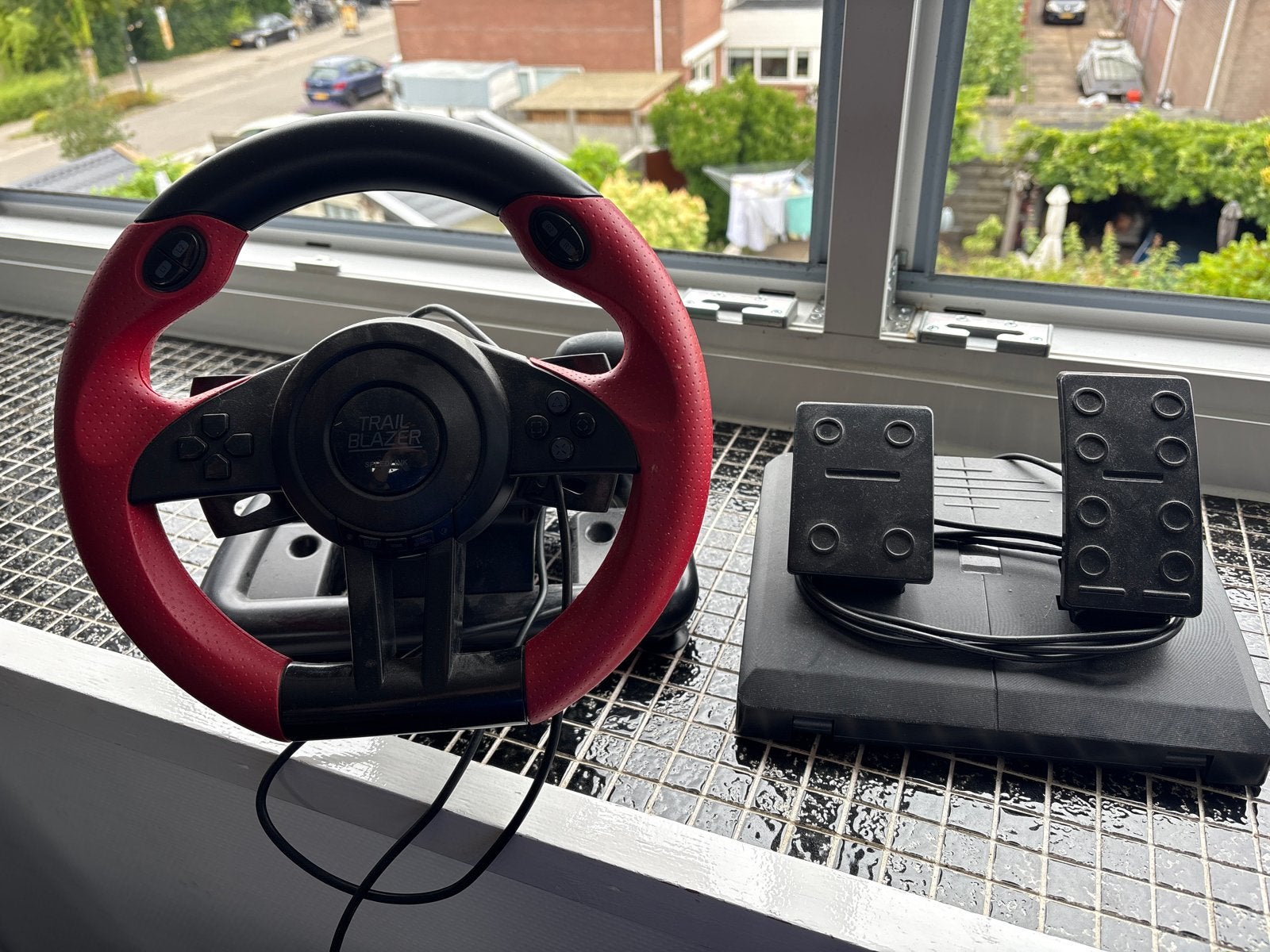 Speedlink Trailblazer Racestuur met Pedalen, Racestuur, Gebruikt, PlayStation, Ophalen