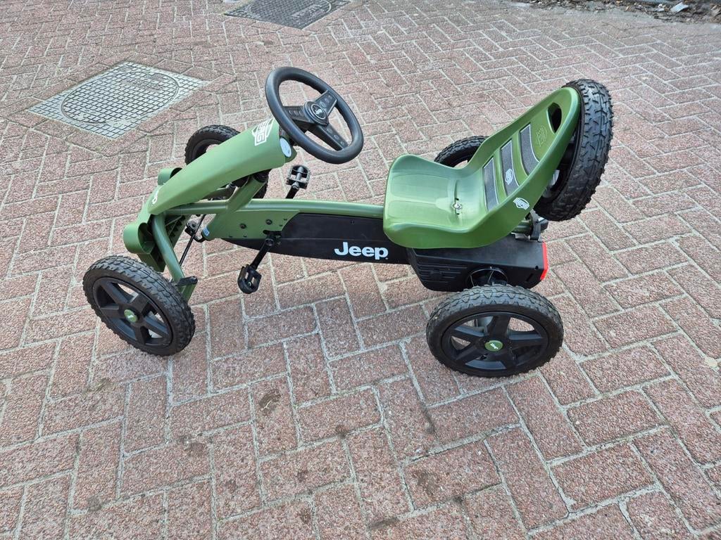 BERG Jeep (adventure) skelter - Groen - Zo goed als nieuw, Ophalen, Zo goed als nieuw, Trapvoertuig