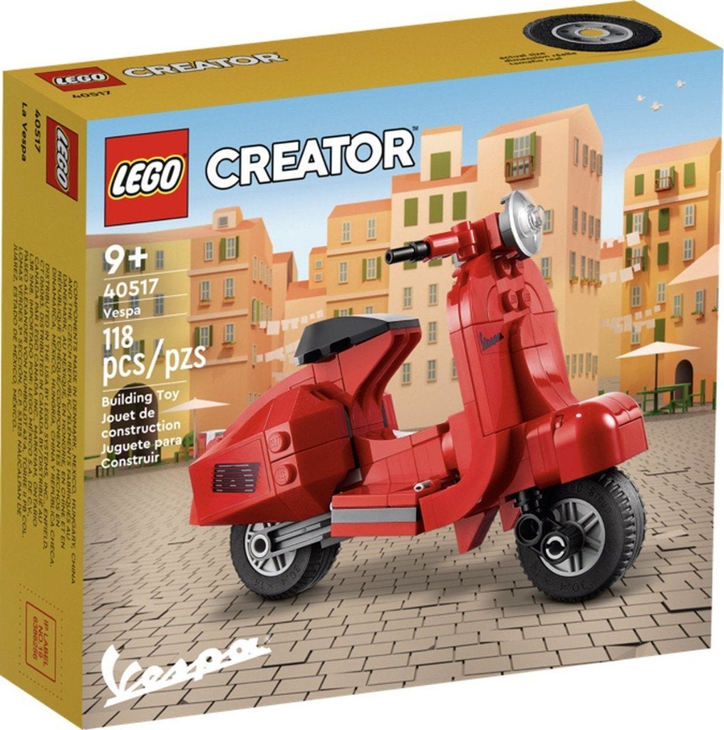 Lego 40517 Creator Vespa scooter rood, Ophalen, Lego, Nieuw, Compleet
