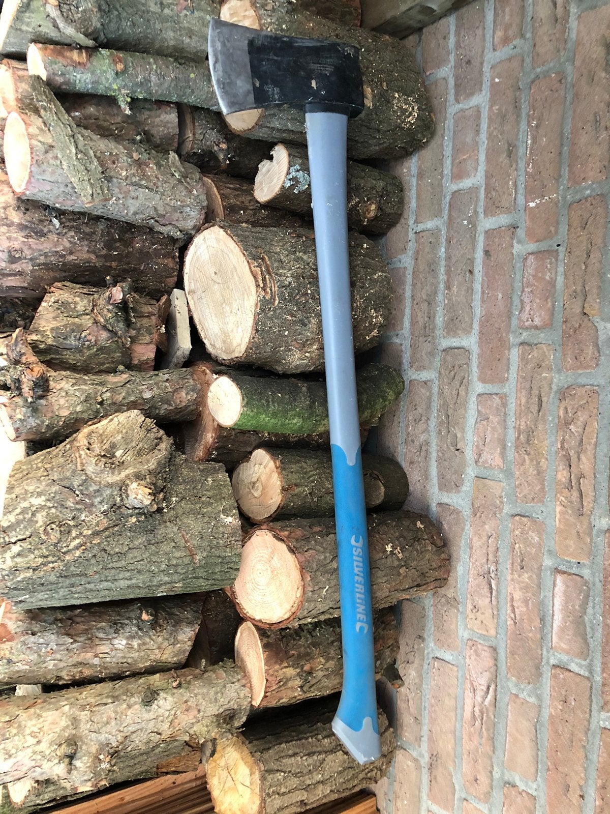 Hakbijl Silverline , onbreekbaare glasvezel steel, Tuin en Terras, Hand-tuingereedschap, Ophalen of Verzenden, Nieuw, Bijl