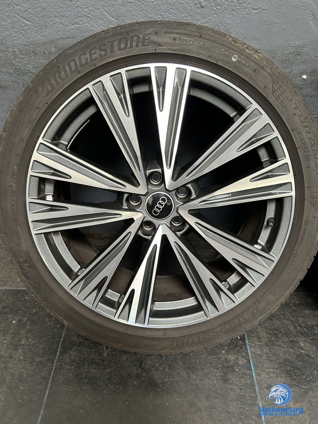 6mm! Originele Audi Q3 83A S-Line 20 inch antraciete velgen, Gebruikt, 255 mm, -, -