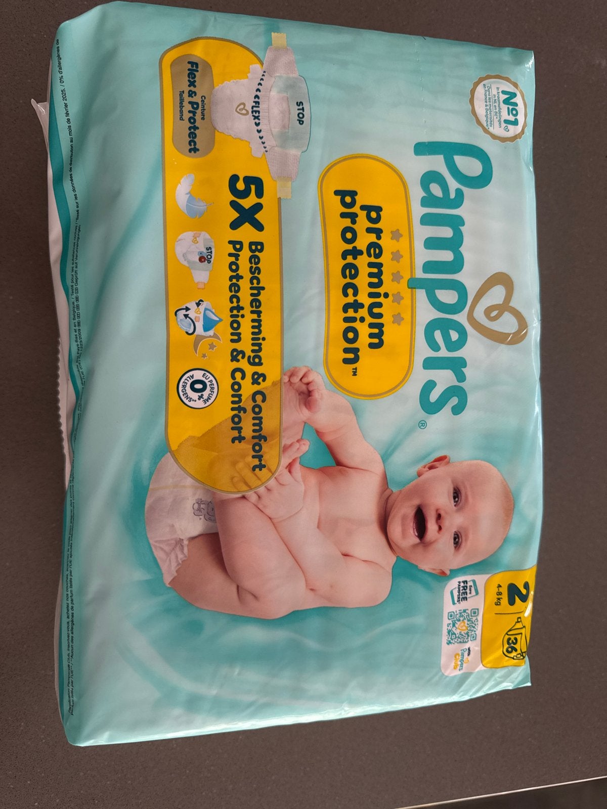 Pampers Premium Protection Maat 2 (4-8 kg) - 36 luiers, Ophalen, Nieuw