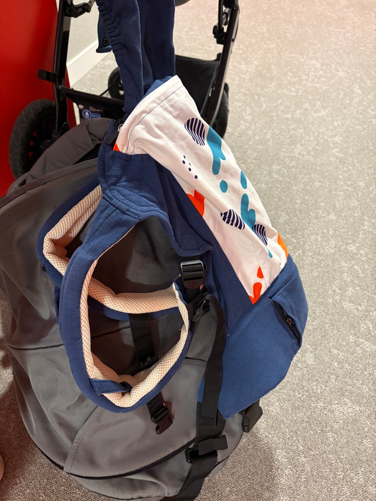 Comfortabele Draagzak voor Baby's en Peuters, Kinderen en Baby's, Overige merken, Gebruikt, Buik of Rug, Ophalen of Verzenden