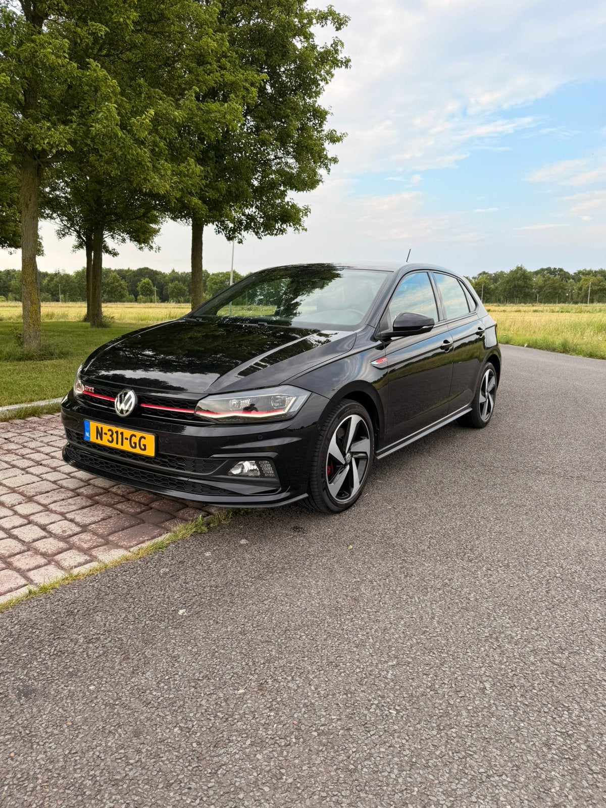Volkswagen Polo 2.0 TSI 200pk 6-DSG 2020 Zwart, Auto's, Volkswagen, 4 cilinders, 1984 cc, Adaptive Cruise Control, Zwart