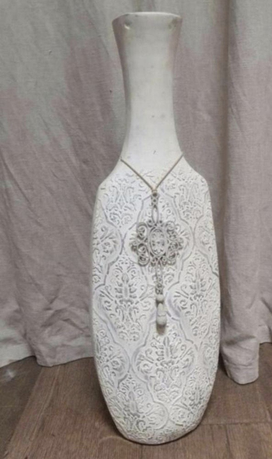 Prachtige grote landelijke siervaas, Huis en Inrichting, Woonaccessoires | Vazen, Overige kleuren, 54 cm, Ophalen of Verzenden
