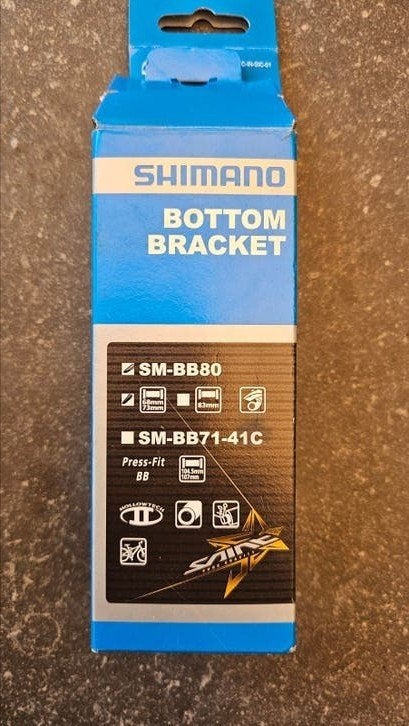 Shimano SM-BB80 nieuw Press-Fit Bottom Bracket mtb, Ophalen of Verzenden