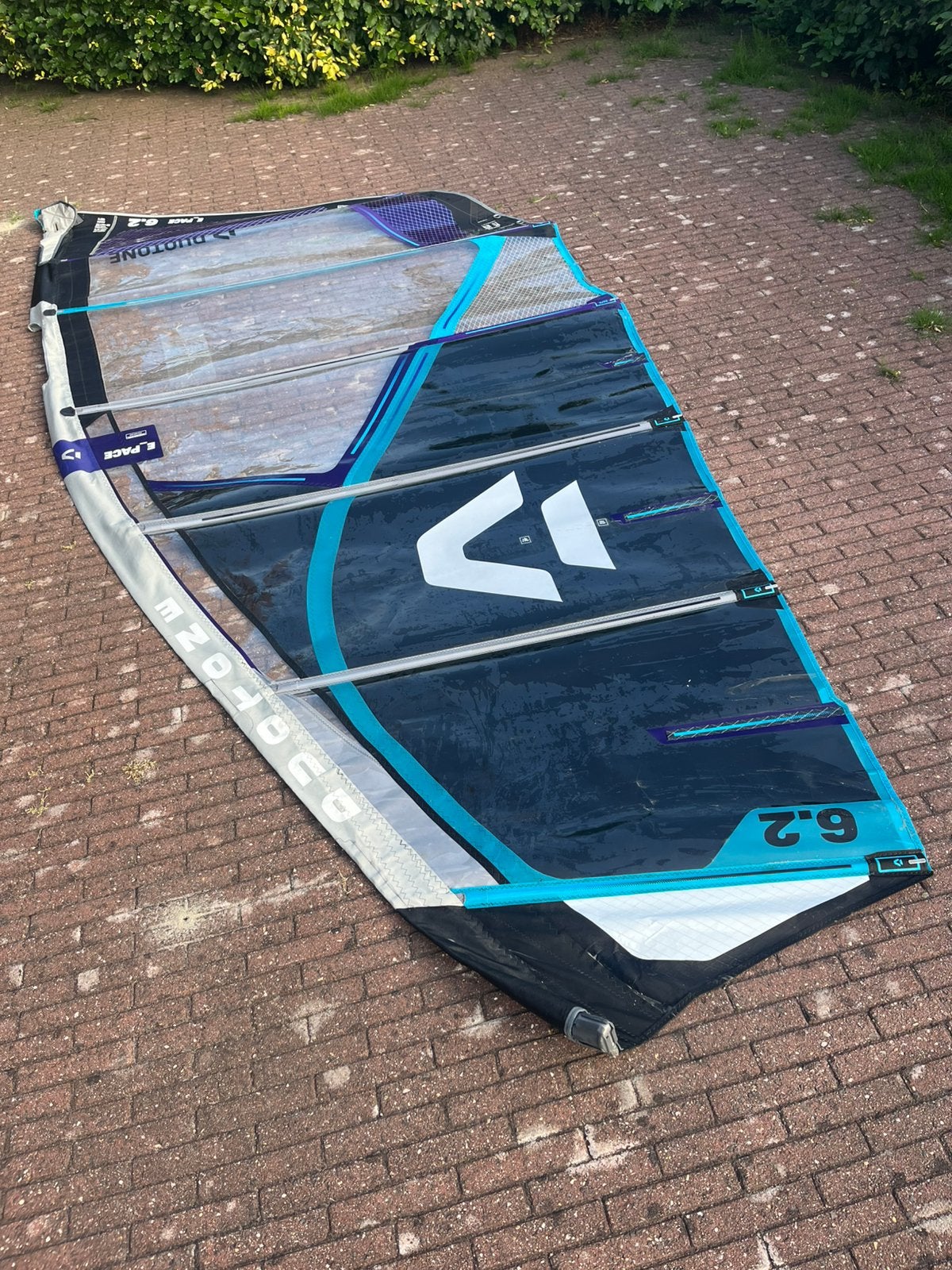 Duotone e_pace 6.2 uit 2023 met reparatie, Watersport en Boten, Ophalen, 5 tot 6.5 m², Zeil, Duotone