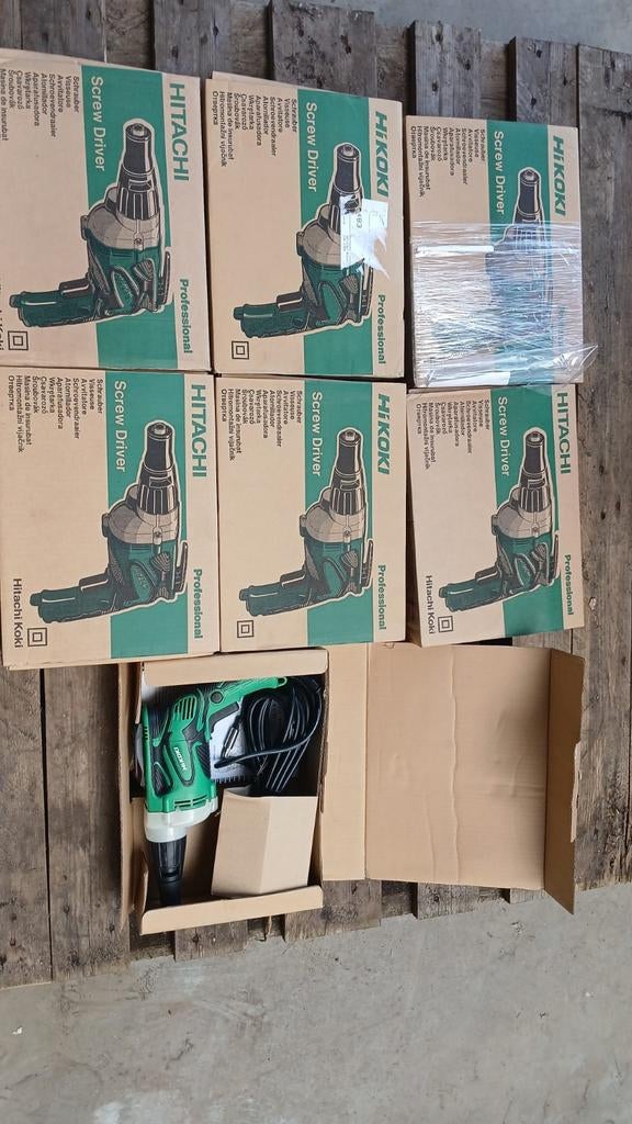 7x Hitachi Schroeftollen - Nieuw in Doos, Variabele snelheid, Nieuw, Ophalen of Verzenden, Boor- en Schroefmachine