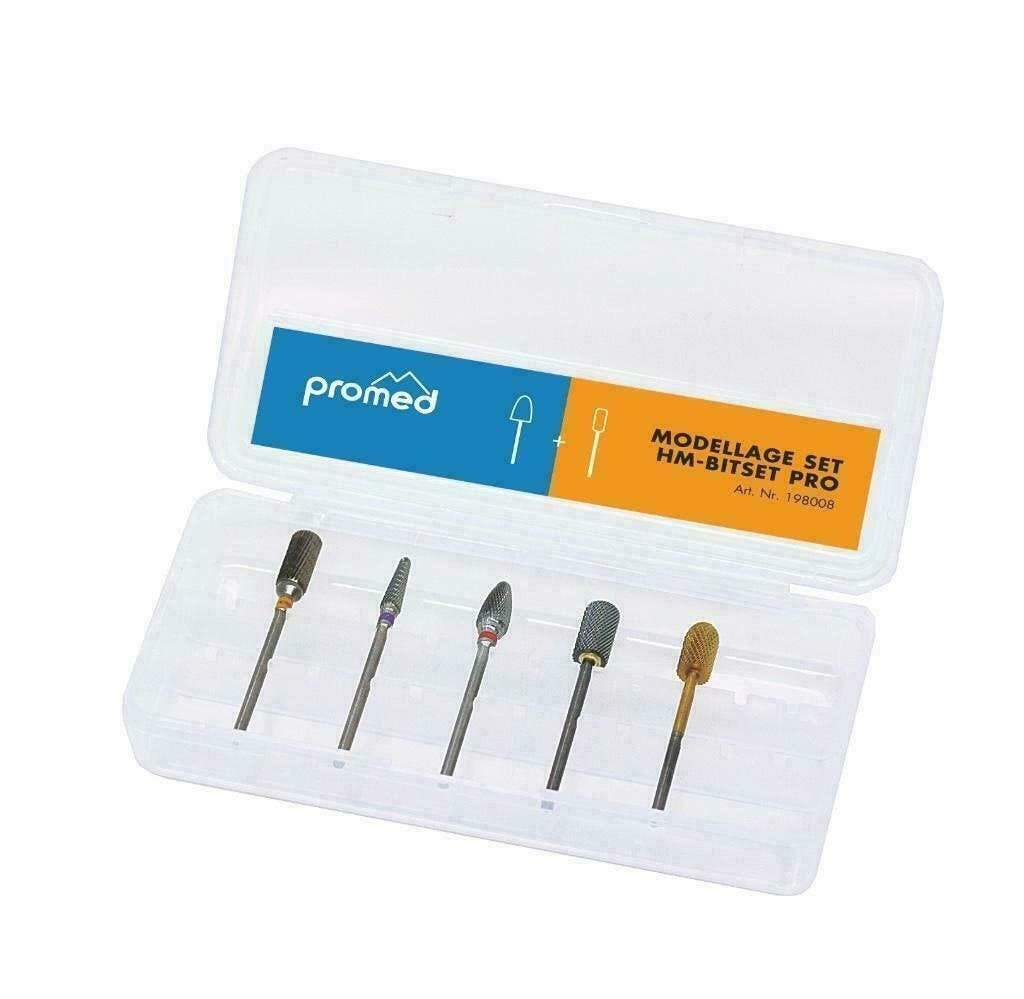 PROMED nagelfreesjes bitset HM PRO, 6-delig, Overige kleuren, Nieuw, Ophalen of Verzenden, Handen en Nagels