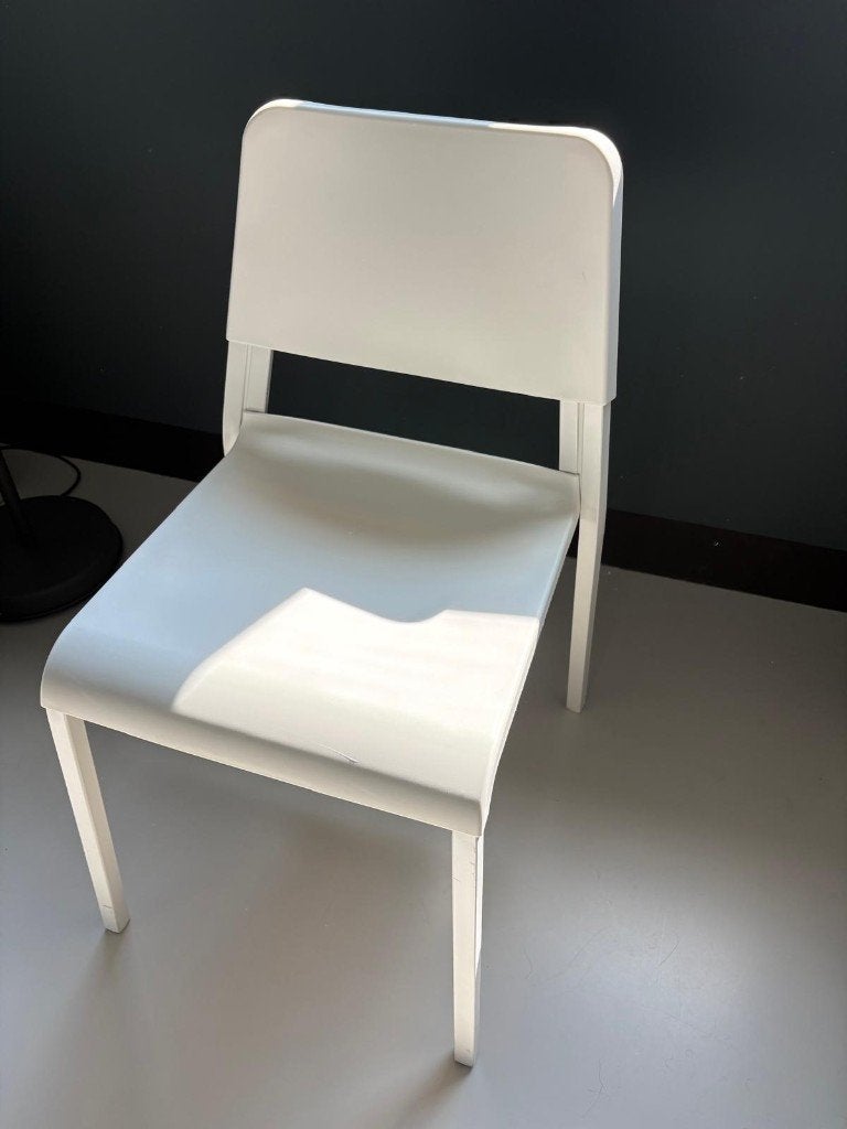 TEODORES eetkamerstoel – wit – IKEA - 2 stuks, Huis en Inrichting, Stoelen, Ophalen, Gebruikt, Twee, Wit