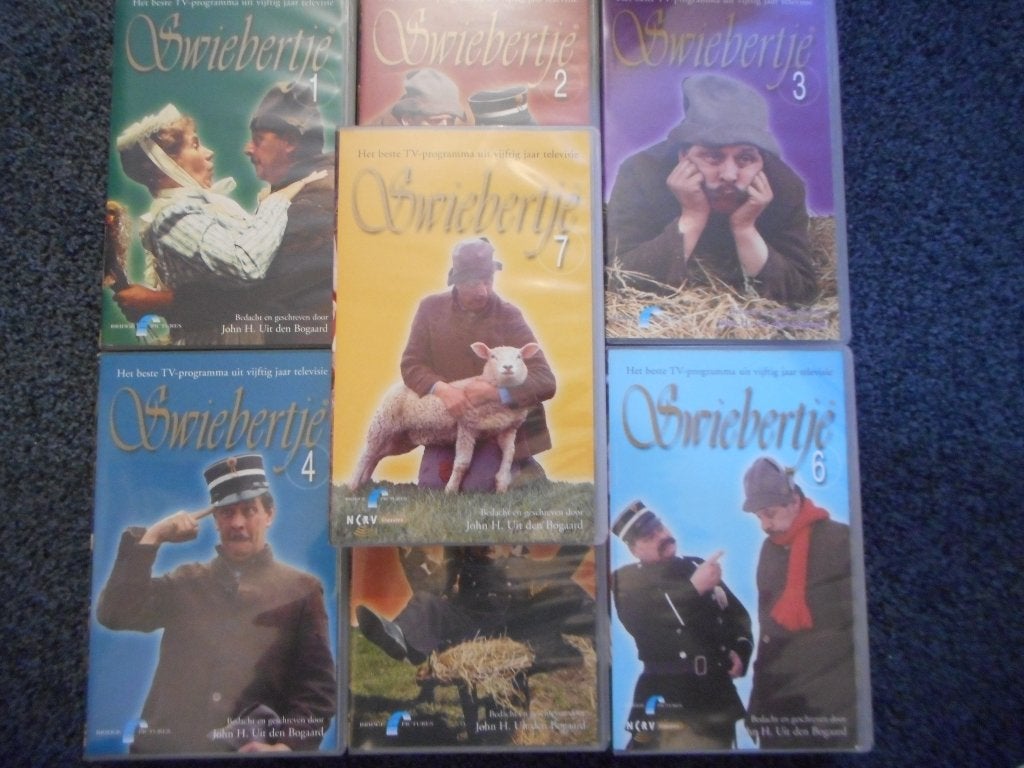 SWIEBERTJE Deel 1 t/m 8! Pure Nostalgie Op VIDEO!, Verzenden, Alle leeftijden, Zo goed als nieuw, VHS