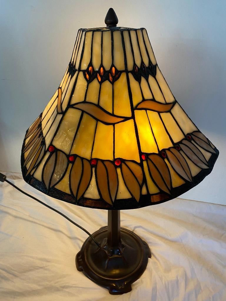 Tiffany lamp – zware kwaliteit – sfeervol mozaïek glas, Ophalen