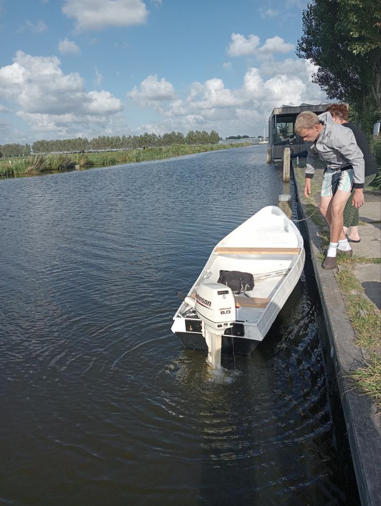 Stalen boot met trailer en nieuwe verlichting, Ophalen of Verzenden, Gebruikt, Overige typen