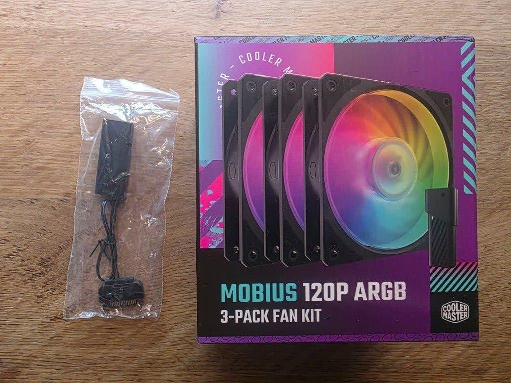 Cooler Master Mobius 120P ARGB 3-Pack + ARGB Controller, Ophalen of Verzenden, Nieuw, Luchtkoeling