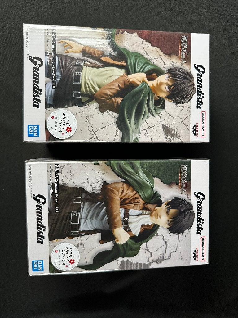 Attack on Titan Figuren – Eren Yeager & Levi Ackerman, Verzenden, Nieuw
