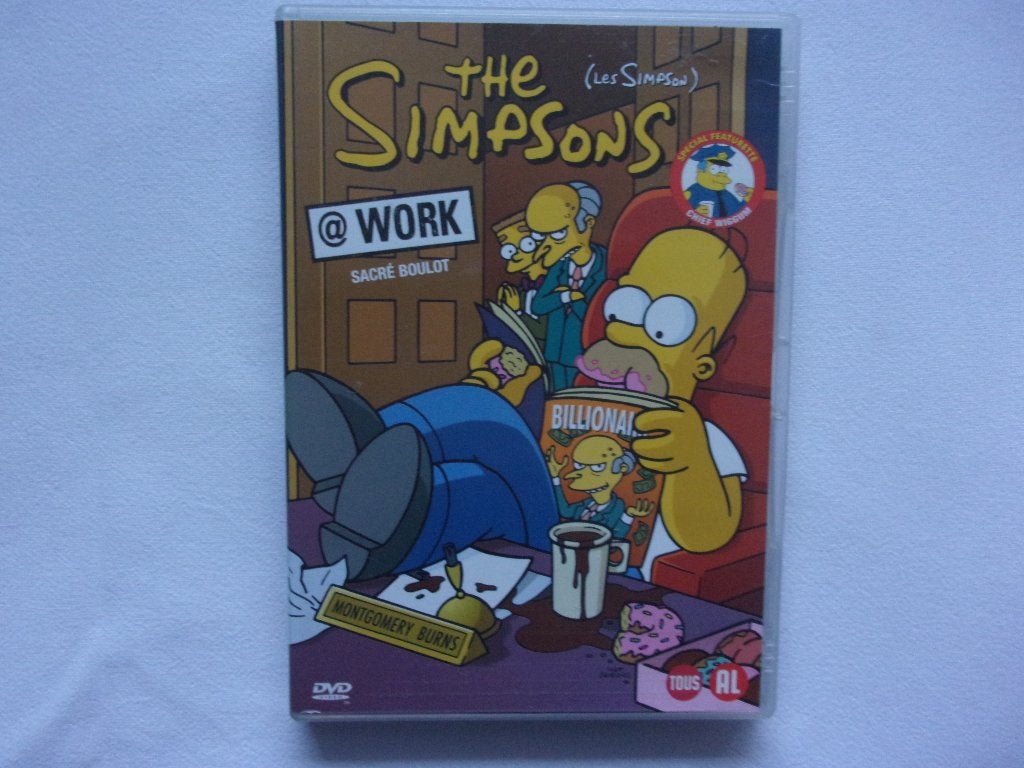 The Simpsons - Work DVD, Cd's en Dvd's, Alle leeftijden, Ophalen of Verzenden, Gebruikt, Actie en Avontuur