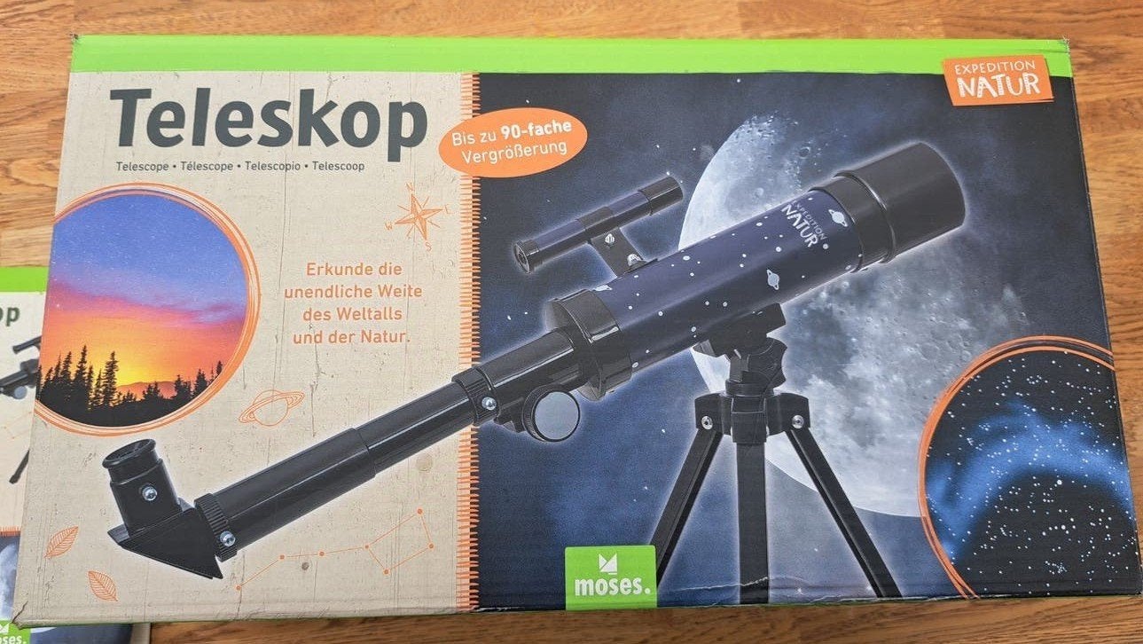 Telescoop voor kinderen - Ontdek de sterrenhemel!, Ophalen of Verzenden, Zo goed als nieuw