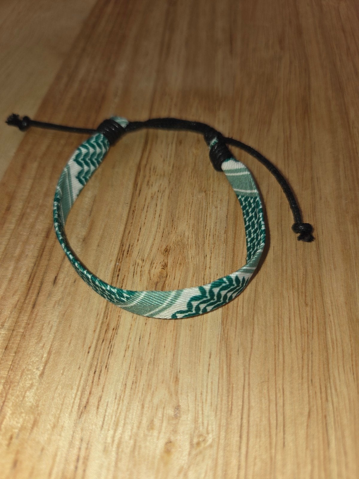Palestine keffiyeh bracelet green, Ophalen of Verzenden, Nieuw, Groen
