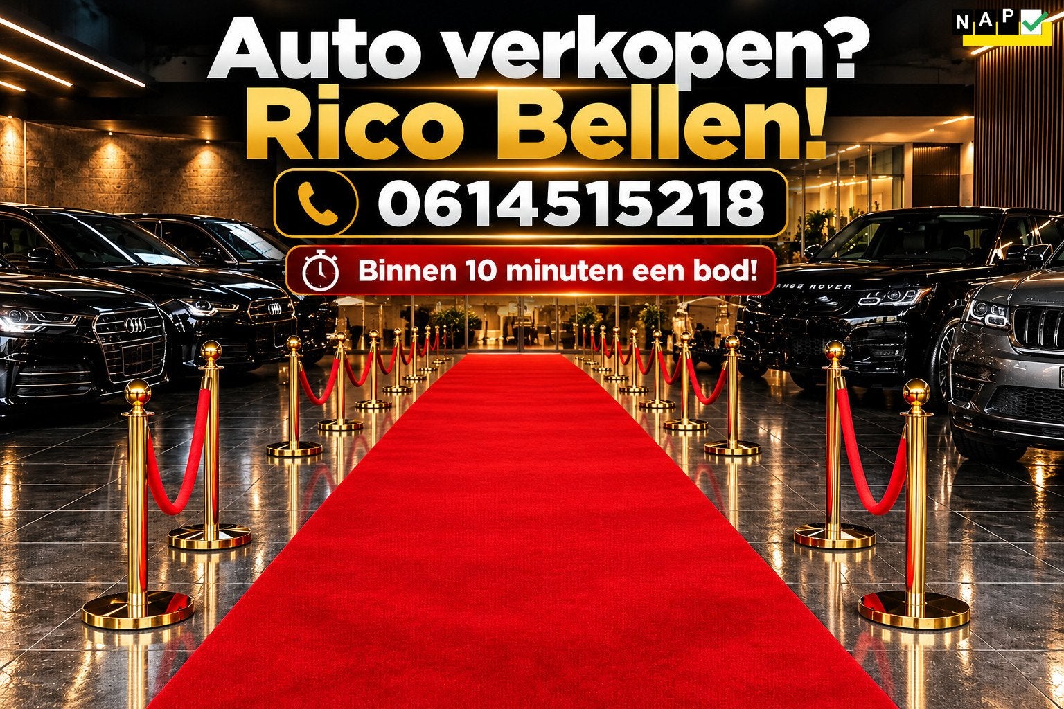 Tesla Model S VERKOPEN? RICO BELLEN! AUTO INKOOP!, Auto's, Achterwielaandrijving, Gebruikt, 367 pk, Model S