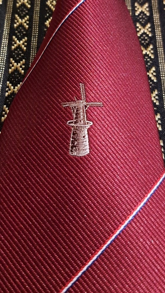 Stichting Schiedamse Molens stropdas rood Schiedam, Ophalen of Verzenden, Nieuw, Rood